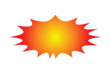 Explosion Icon, simple and flat style explosion icon.