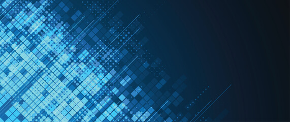 Abstract circuit network and artificial intelligence background for science or business