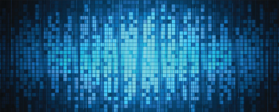 Abstract circuit network and artificial intelligence background for science or business