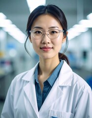 portrait of a female doctor in a hospital
