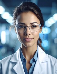 female scientist in laboratory