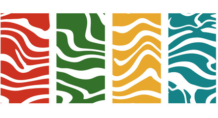 Obraz premium abstract art background flowing color blocks with white lines perfect for modern design evoking creativity and artistic expression in digital media projects.