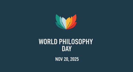 Celebrate and promote World Philosophy Day 2025 with this eye-catching banner for social media, websites, and event promotions inspiring thoughtful discussions worldwide