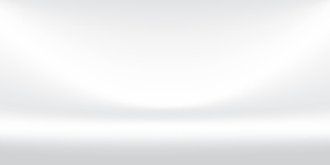 White podium with limbo background. abstract illustration