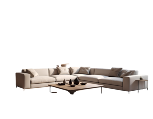 3d man sitting on a sofa