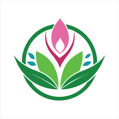  Elegant Spa Logo with Leaf and Water Elements
