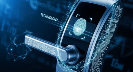 Biometric Door Lock Advanced Security and Fingerprint Technology for Smart Home Access