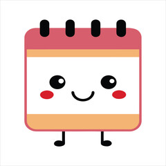 Office Stationery Cartoon Logo Template Vector