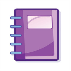 Office Supply Notebook Graphic Design Vector