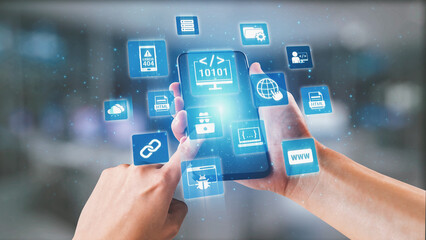 Software development with coding overlays, programming languages, developer tools, mobile app creation, and advanced programming for digital product development and software solutions. Spire