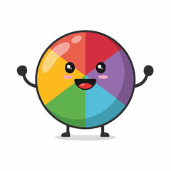 Obraz premium cartoon bird with a balloon