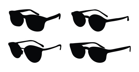 Black optical frame silhouettes design