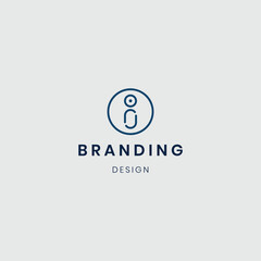 Obraz premium Technology letter i logo design initial vector 