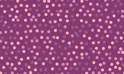 Elegant purple and pink polka dot pattern.  Versatile seamless design ideal for fabric, wallpaper, website backgrounds, or festive stationery.