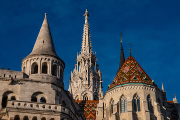 Fototapeta premium St. Matthias Church in Budapest. One of the main temple in Hungary.