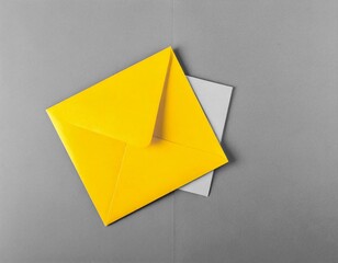 2色背景に映えるグリーティングカードの接写素材