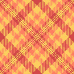 Warm, inviting plaid pattern in shades of yellow, orange, and red. Ideal for textiles, backgrounds, or adding a cozy, autumnal touch to designs.