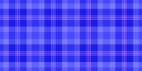 Classic plaid pattern in cool blue hues. Seamless textile design, perfect for backgrounds, apparel, or digital art. Timeless, versatile, and calming.