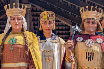 Gegants Reis and Geganta Faraona of Lleida