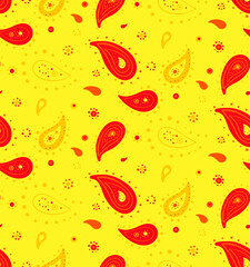 Petal style at paper repeating. Indian trend as heritage variation. Geometry card and twisted floral.