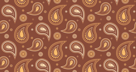 Decoration tradition and motif victorian. Seamless pattern floral with ethnic cool. Colors stylish a fashionable asian.