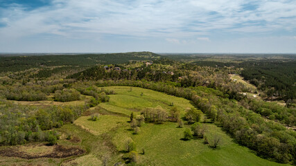 Obraz premium Country Landscape Aerial