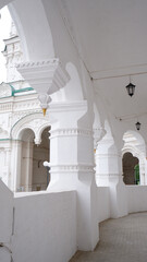 The territory of the Astrakhan Kremlin, the architecture of the Assumption Cathedral