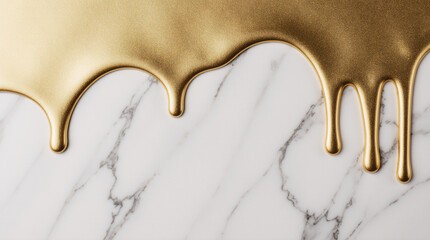 White and Gold Marble Background with Liquid Metal Veins for Wedding Album Covers, Ceremony Programs and High-End Event Planning