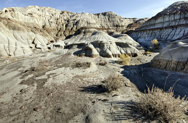 Badlands in Alberta Canada UNESCO Dinosaur provincial  park