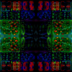 Seamless pattern.  Abstract watercolor pattern — original hand-painted geometric artwork. Use printed materials, signs, posters, postcards, packaging.