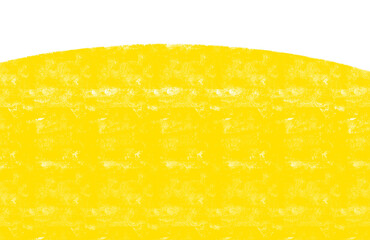 Hand made Bright yellow background texture simple flat design element Transparent PNG