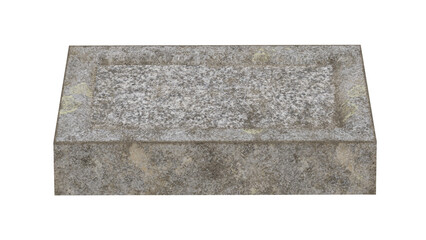 3d rendering gravestone cemetery