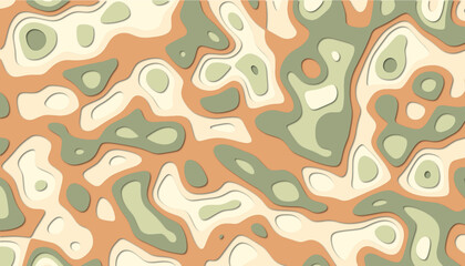 Abstract technology illustration. Paper cut effect. Paper banner.