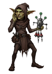 Obraz premium Merchant Goblins – Paranoid Whisperer by fredcalil