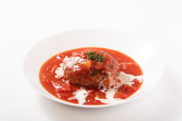 トマト煮込みハンバーグ