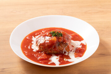 トマト煮込みハンバーグ