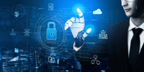 AI artificial intelligence strengthens cybersecurity with intelligent threat detection, virtual assistant alerts, and proactive protection agAI artificial intelligencenst digital breaches. Vouch