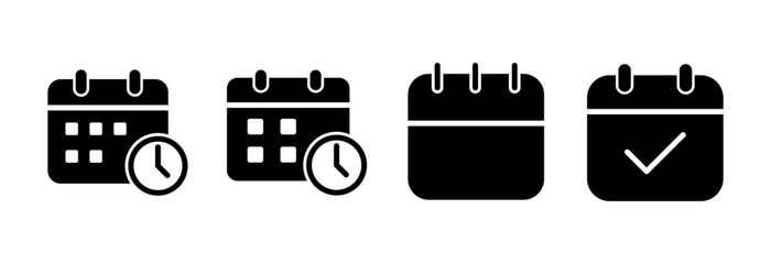 Calendar icon vector illustration. Calender sign and symbol. Schedule icon symbol