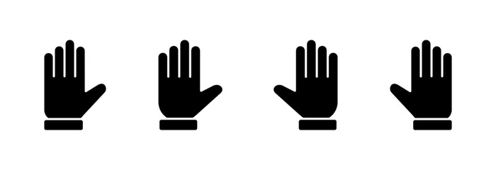 Hand icon vector illustration. hand sign and symbol. hand gesture