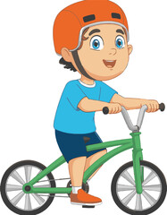boy on bike