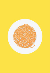 Design wall art noodle unique
