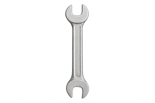 Metal wrench double open end spanner tool