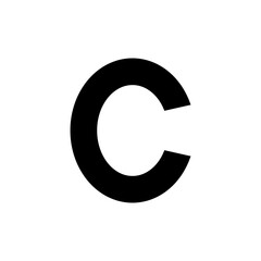 Fototapeta premium Copyright icon vector for web and mobile app. copyright sign and symbol