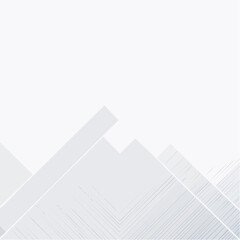 Abstract Geometric Shapes in Shades of Gray.