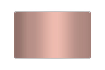 銅の金属プレートD4