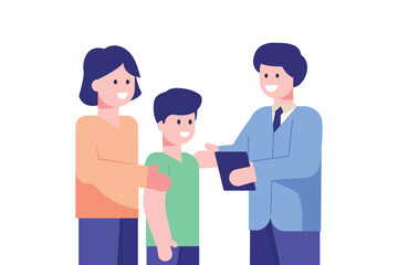 Doctor Vector and Icon Collection – Male and Female Doctor Illustrations, Medical Staff, Healthcare Professionals, Hospital Scene, and Medicine Icons Set