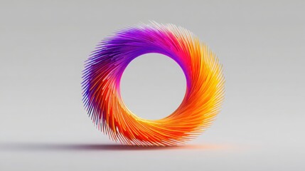 Adaptive orbit icon concept featuring dynamic rotating elements for unique and engaging identity design