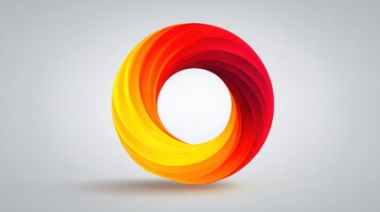 Adaptive orbit icon concept featuring unique rotating elements for innovative and engaging identity design