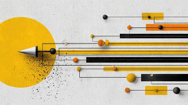 Dynamic adaptive campaign flow icon concept showing evolving campaign currents for modern digital marketing strategies