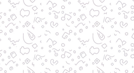 Cute abstract pattern background design with hand drawn style perfect for wallpaper fabric design or digital backgrounds whimsical doodle art